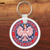 Cleveland Ohio Polish Sleutelhanger (Voorkant)