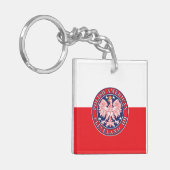 Cleveland Ohio Polish Sleutelhanger (Voorkant Links)