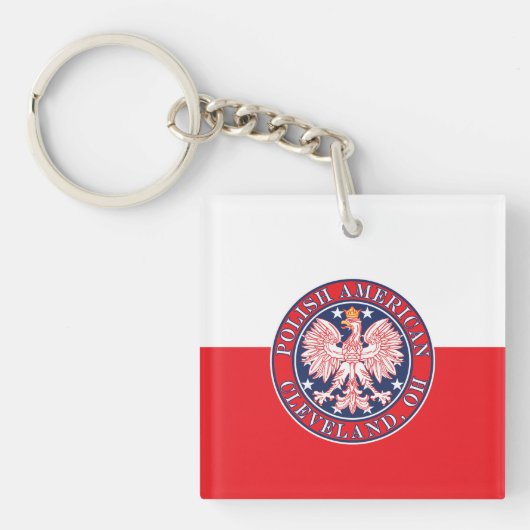 Cleveland Ohio Polish Sleutelhanger (Voorkant)