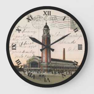 Cleveland Ohio Post Card Clock - West Side Market Grote Klok