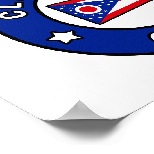 Cleveland Ohio Poster (Hoek)