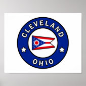 Cleveland Ohio Poster (Voorkant)