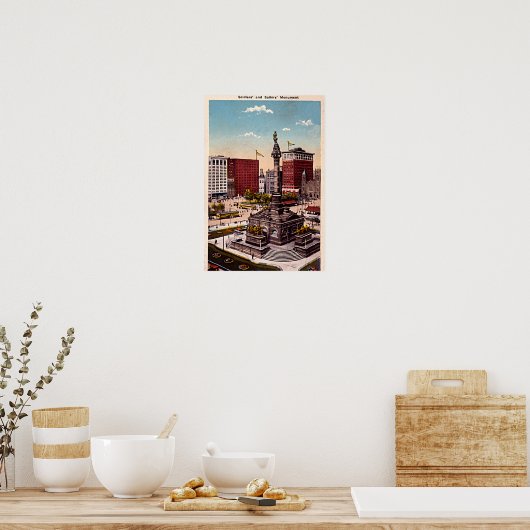 Cleveland, Ohio Poster (Keuken)