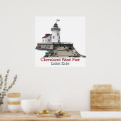 Cleveland Ohio Poster (Keuken)