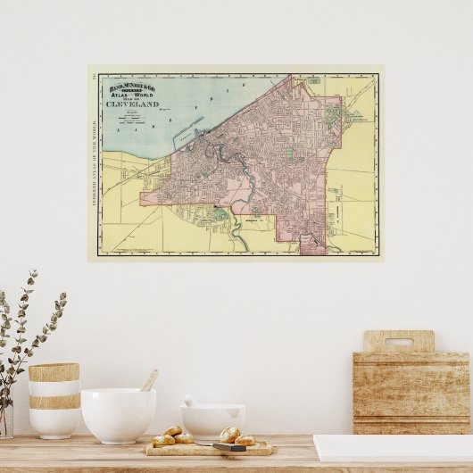 Cleveland, Ohio Poster (Keuken)