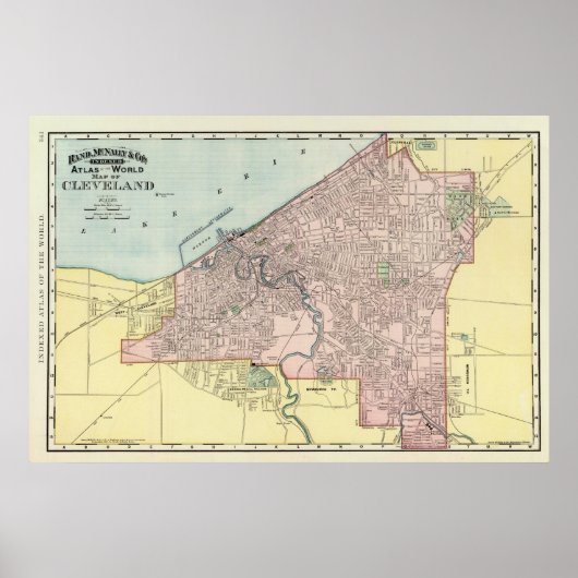 Cleveland, Ohio Poster (Voorkant)