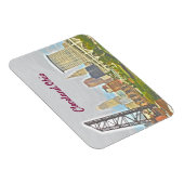 Cleveland, Ohio River Uitzicht Magnet Magneet (Rechterzijde)