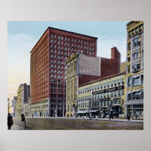 Cleveland Ohio Rockefeller Building Poster (Voorkant)