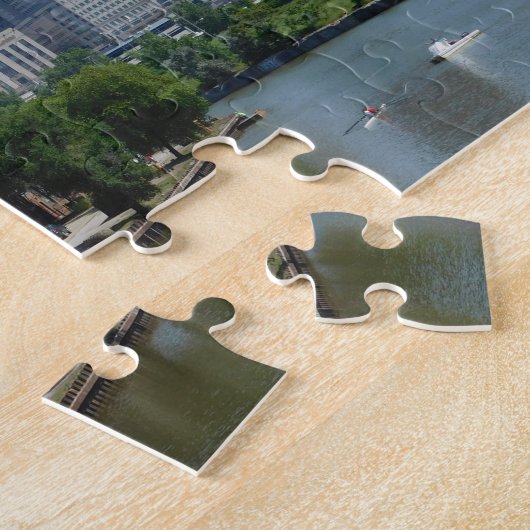 Cleveland, Ohio Rolling on the River Puzzle Legpuzzel (Zijkant)