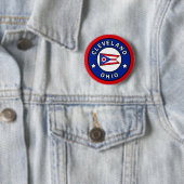 Cleveland Ohio Ronde Button 5,7 Cm (In situ)