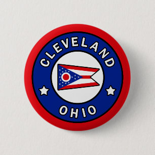 Cleveland Ohio Ronde Button 5,7 Cm