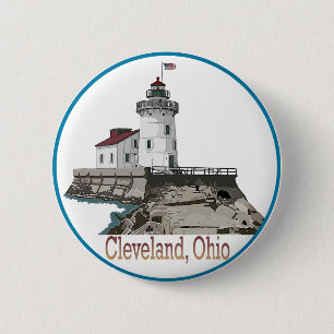 Cleveland Ohio Ronde Button 5,7 Cm