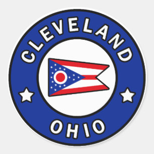 Cleveland Ohio Ronde Sticker