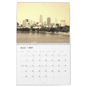 Cleveland Ohio Sepia Calendar Kalender (Mar 2027)