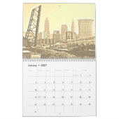 Cleveland Ohio Sepia Calendar Kalender (Jan 2027)