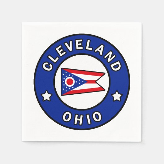 Cleveland Ohio Servet (Voorkant)