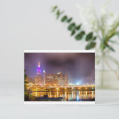 cleveland ohio skyline briefkaart (Staand voorkant)