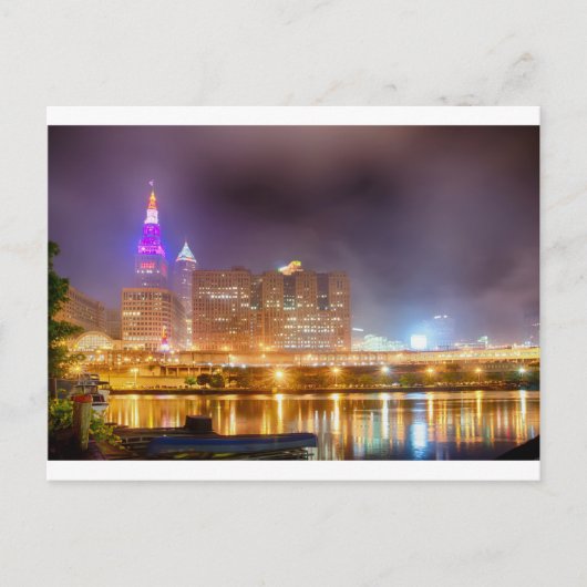 cleveland ohio skyline briefkaart (Voorkant)