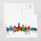 Cleveland Ohio Skyline Briefkaart (Voorkant / Achterkant)