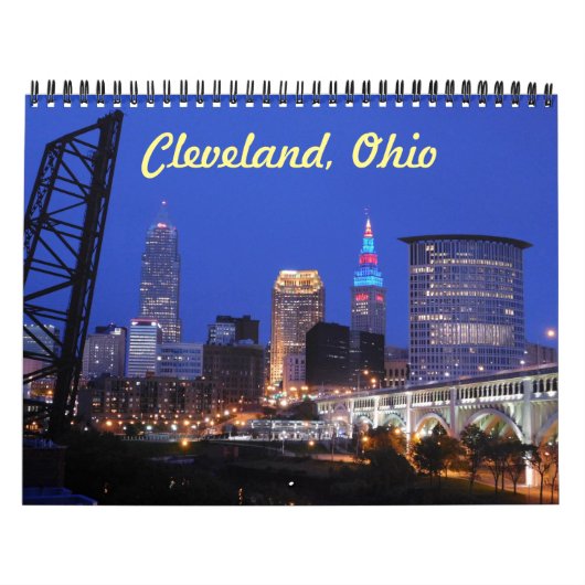Cleveland Ohio Skyline Calendar Kalender (Hoes)