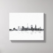 CLEVELAND, OHIO SKYLINE CANVAS AFDRUK (Voorkant)