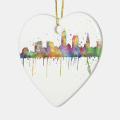CLEVELAND, OHIO SKYLINE KERAMISCH ORNAMENT (Links)