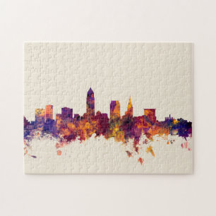 Cleveland Ohio Skyline Legpuzzel
