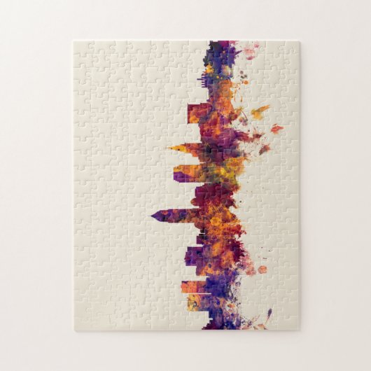 Cleveland Ohio Skyline Legpuzzel (Verticaal)