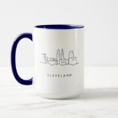 Cleveland Ohio Skyline Mok (Links)