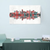 Cleveland Ohio Skyline Spandoek (Beurs)