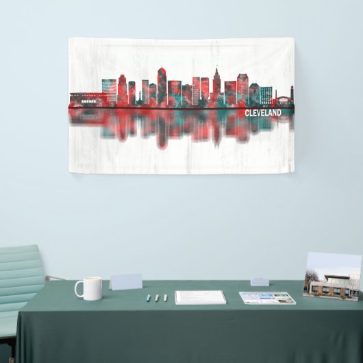 Cleveland Ohio Skyline Spandoek (Beurs)
