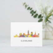 CLEVELAND, OHIO SKYLINE WB1 - BRIEFKAART (Staand voorkant)