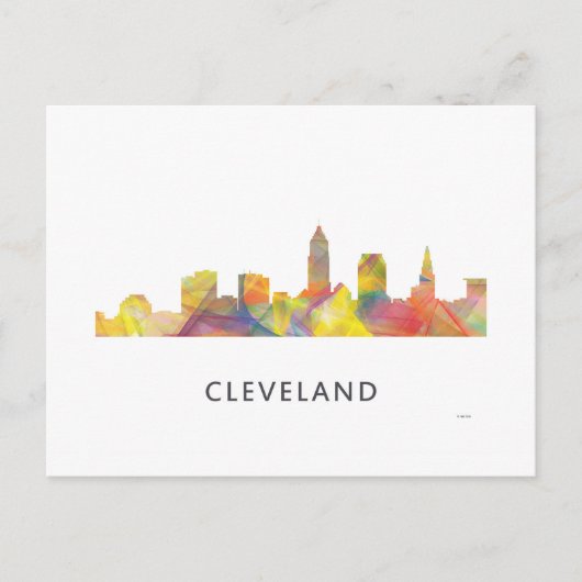CLEVELAND, OHIO SKYLINE WB1 - BRIEFKAART (Voorkant)