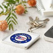 Cleveland Ohio Sleutelhanger (Zijkant)