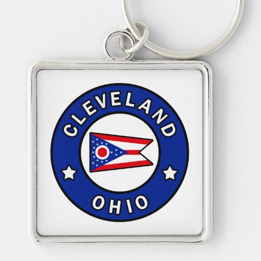 Cleveland Ohio Sleutelhanger (Voorkant)