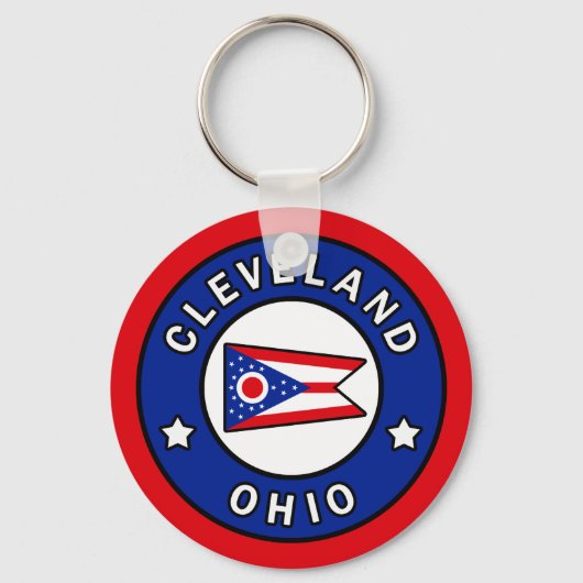 Cleveland Ohio Sleutelhanger (Voorkant)