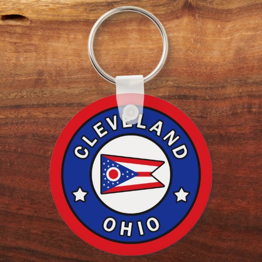 Cleveland Ohio Sleutelhanger (Voorkant)