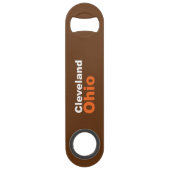 Cleveland, Ohio Speed Bottle Open Speed Flessenopener (Voorkant)