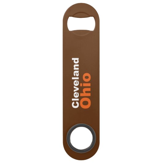 Cleveland, Ohio Speed Bottle Open Speed Flessenopener (Voorkant)