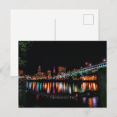 Cleveland Ohio stadsgezicht Briefkaart (Voorkant / Achterkant)