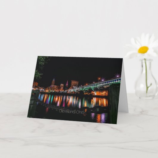 Cleveland Ohio stadsgezicht Kaart (Kleine Plant)