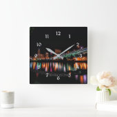 Cleveland Ohio stadsgezicht Vierkante Klok (Huis)