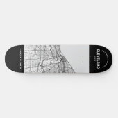 Cleveland, Ohio Stadsplattegrond Skateboard (Horizontaal)