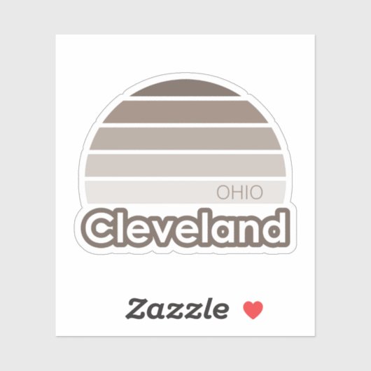 Cleveland Ohio Sticker (Vel)