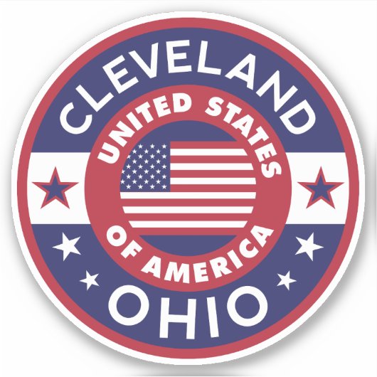 CLEVELAND, Ohio Sticker (Voorkant)