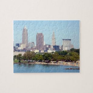 Cleveland, Ohio Summer Skyline Puzzle Legpuzzel