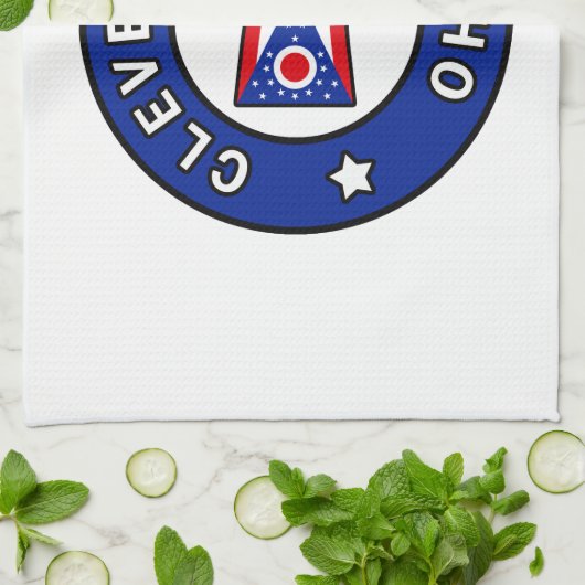 Cleveland Ohio Theedoek (Gevouwen)