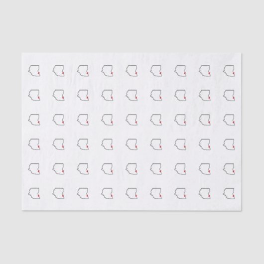 Cleveland Ohio Tissuepapier (Voorkant)