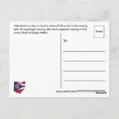 Cleveland, Ohio, U.S.A. Briefkaart (Achterkant)