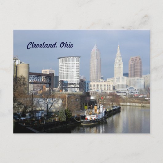 Cleveland,Ohio Uitzicht Briefkaart (Voorkant)